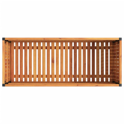 vidaXL Garden Planter | Natural Wood | Solid Acacia Wood