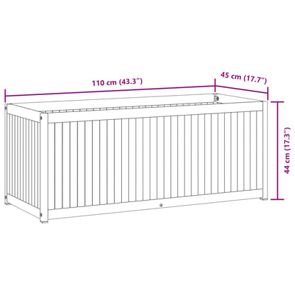 vidaXL Garden Planter | Natural Wood | Solid Acacia Wood