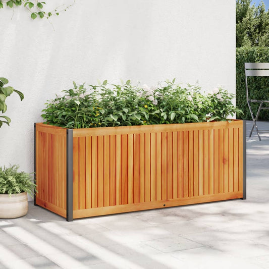 vidaXL Garden Planter | Natural Wood | Solid Acacia Wood