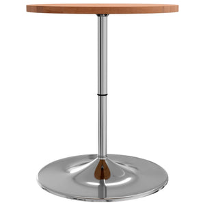 vidaXL Bar Table Ø60x90.5 cm Solid Wood Beech