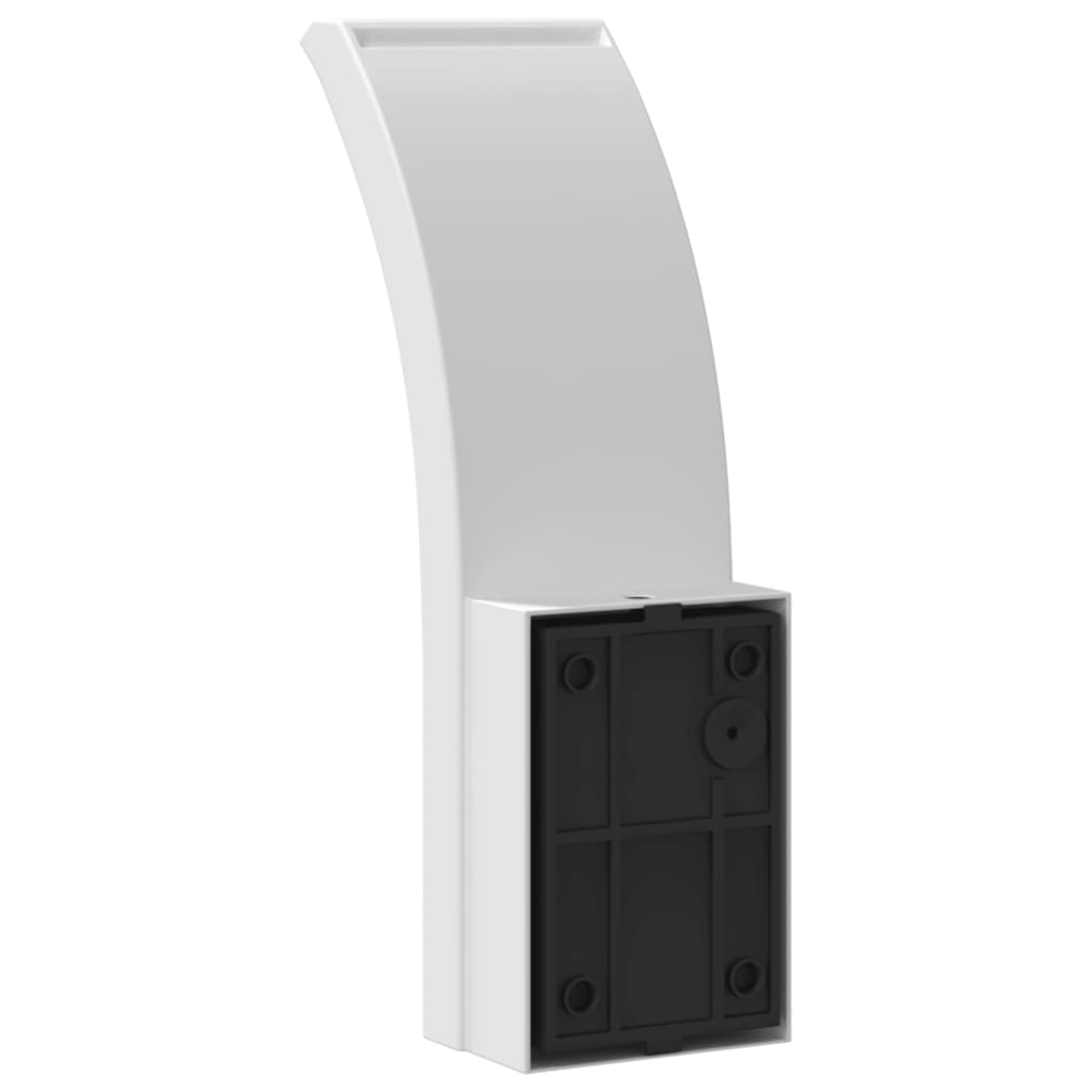 vidaXL Outdoor LED Wall Light White Die-cast Aluminium
