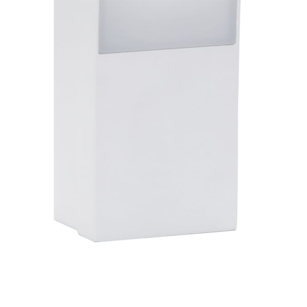 vidaXL Outdoor LED Wall Light White Die-cast Aluminium
