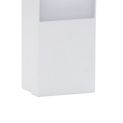 vidaXL Outdoor LED Wall Light White Die-cast Aluminium