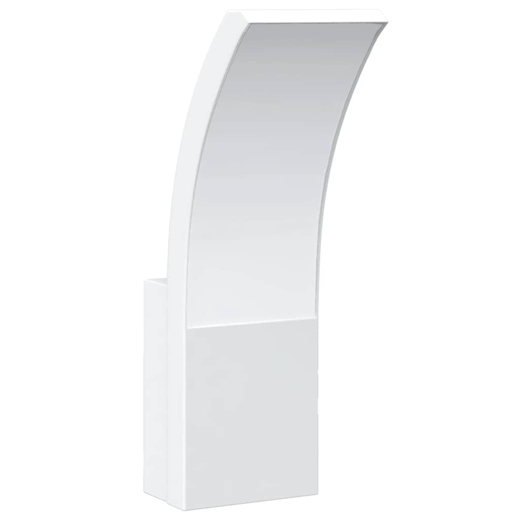 vidaXL Outdoor LED Wall Lights 2pcs White Die-cast Aluminium