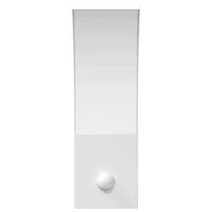 vidaXL Outdoor LED Wall Light with Sensor White Die-cast Aluminium