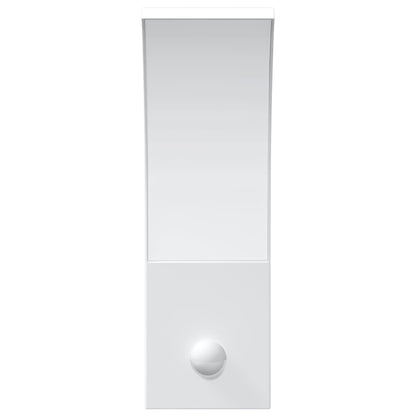 vidaXL Outdoor LED Wall Lights with Sensors 2pcs White Die-cast Aluminium