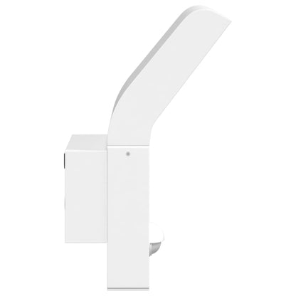 vidaXL Outdoor LED Wall Light with Sensor White Die-cast Aluminium