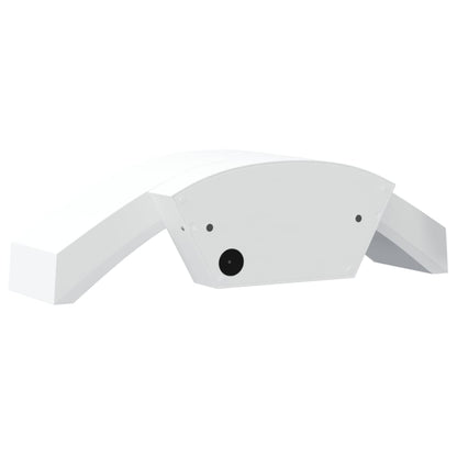 vidaXL Outdoor LED Wall Lights with Sensors 2pcs White Die-cast Aluminium