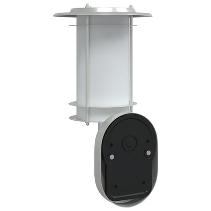 vidaXL Outdoor Wall Lights with Sensors 2pcs Silver Stainless Steel