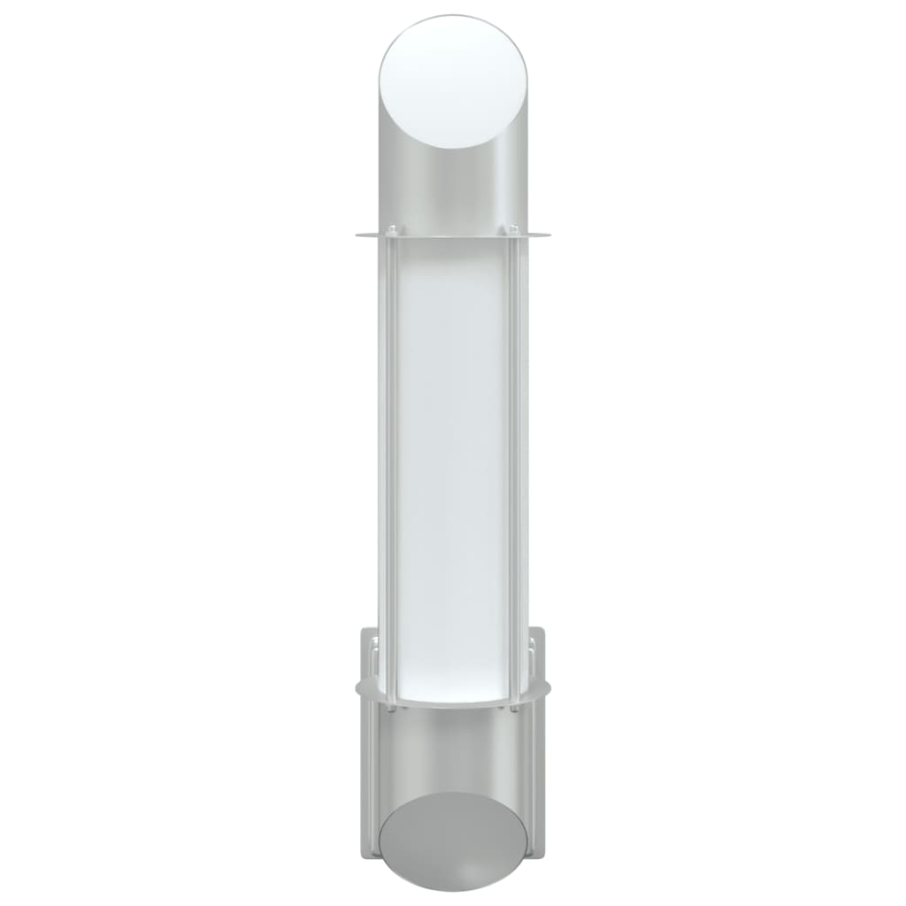 vidaXL Outdoor Wall Light Silver Stainless Steel