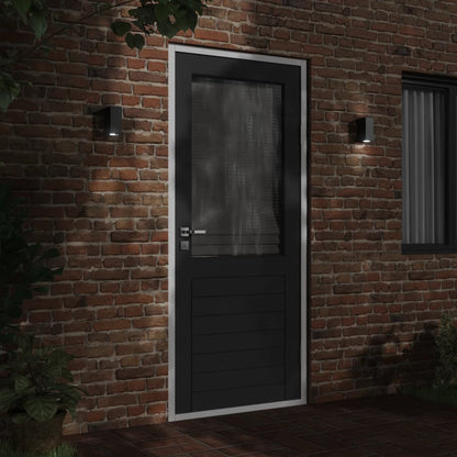 vidaXL Outdoor Wall Lights 2pcs Black Die-cast Aluminium