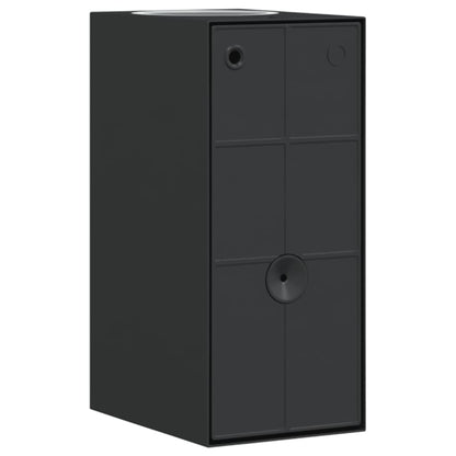 vidaXL Outdoor Wall Lights 2pcs Black Die-cast Aluminium