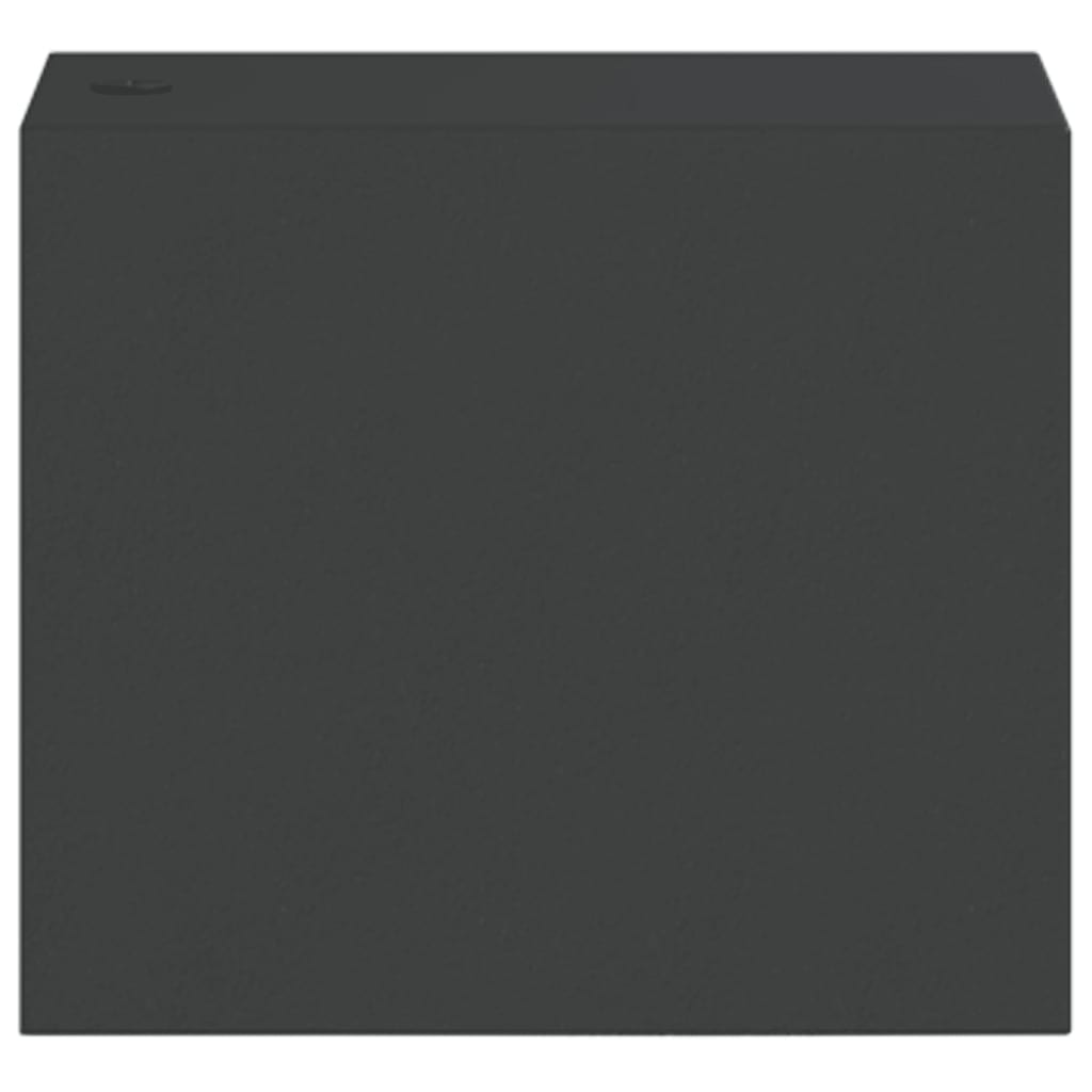 vidaXL Outdoor Wall Lights 2pcs Black Die-cast Aluminium