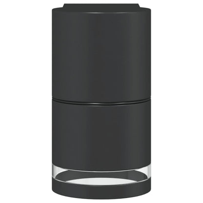 vidaXL Outdoor Wall Lights 2pcs Black Die-cast Aluminium