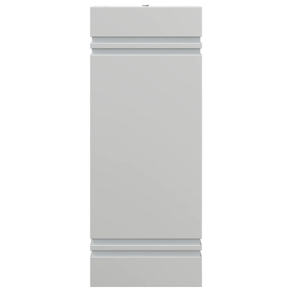 vidaXL Outdoor Wall Light Silver Stainless Steel