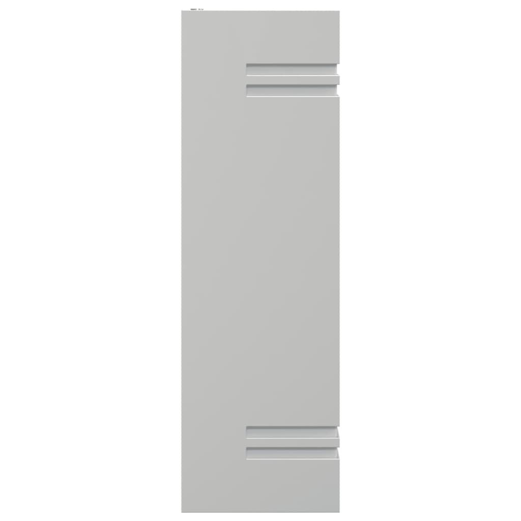 vidaXL Outdoor Wall Lights 2pcs Silver Stainless Steel
