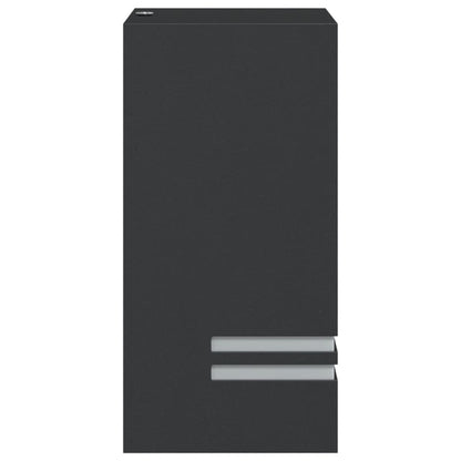 vidaXL Outdoor Wall Lights 2pcs Black Stainless Steel