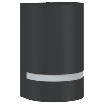 vidaXL Outdoor Wall Light Black Die-cast Aluminium