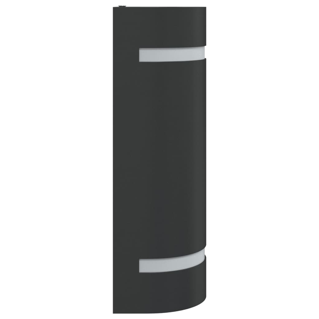 vidaXL Outdoor Wall Light Black Die-cast Aluminium