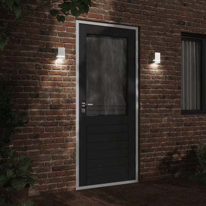 vidaXL Outdoor Wall Light Silver Stainless Steel