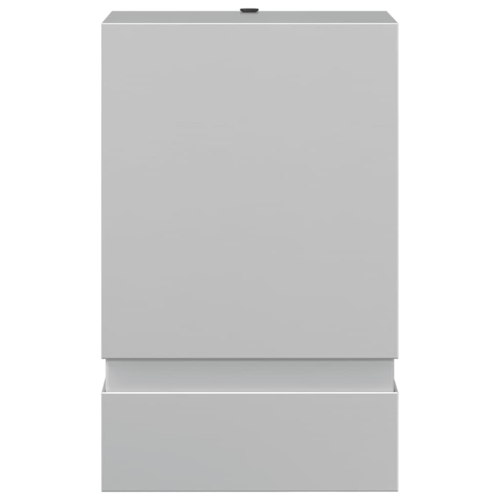 vidaXL Outdoor Wall Light Silver Stainless Steel