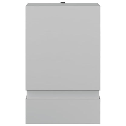 vidaXL Outdoor Wall Light Silver Stainless Steel