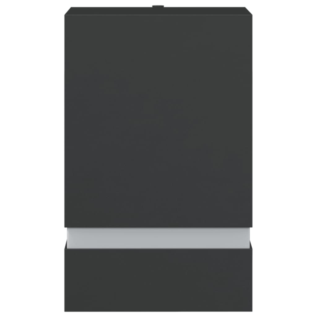 vidaXL Outdoor Wall Light Black Stainless Steel