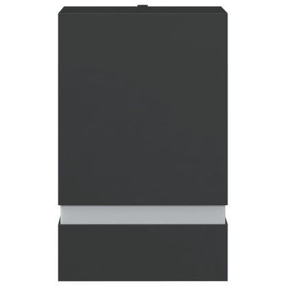 vidaXL Outdoor Wall Light Black Stainless Steel