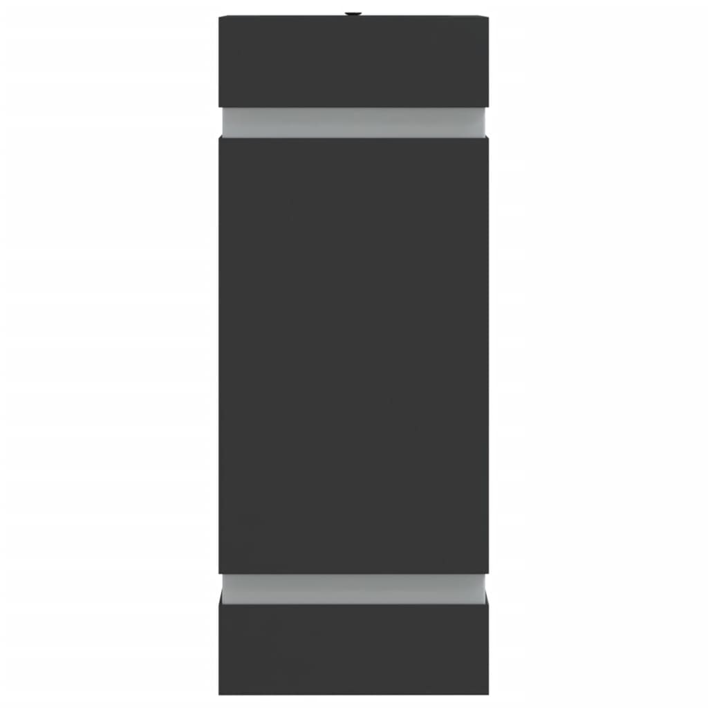 vidaXL Outdoor Wall Light Black Stainless Steel