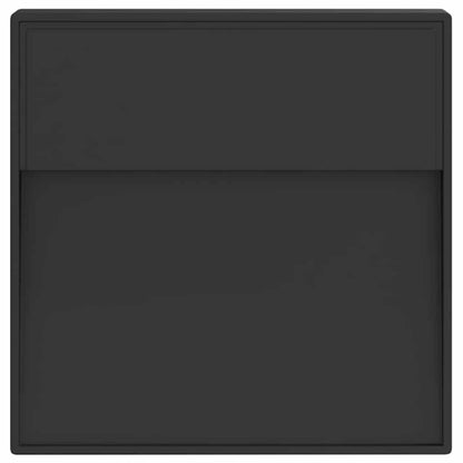 vidaXL Outdoor LED Wall Light Black Die-cast Aluminium
