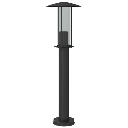 vidaXL Outdoor Floor Lamps 3pcs Black 60 cm Stainless Steel
