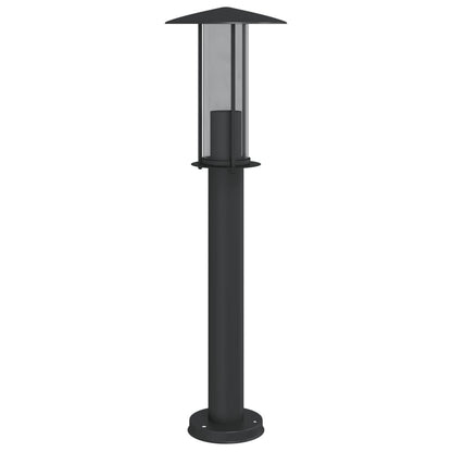 vidaXL Outdoor Floor Lamps 3pcs Black 60 cm Stainless Steel