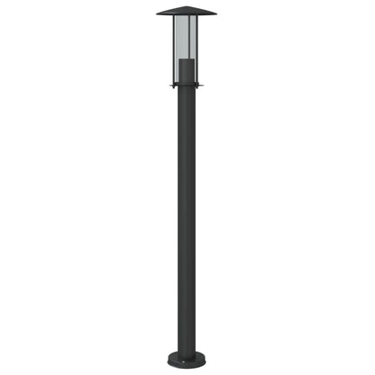 vidaXL Outdoor Floor Lamps 3pcs Black 100 cm Stainless Steel