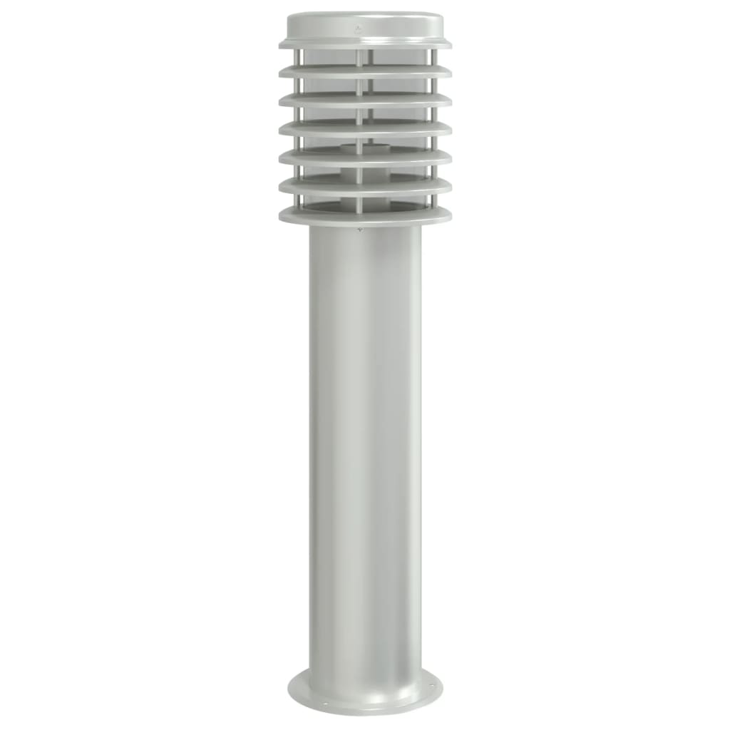 vidaXL Outdoor Floor Lamps 3pcs Silver 60 cm Stainless Steel