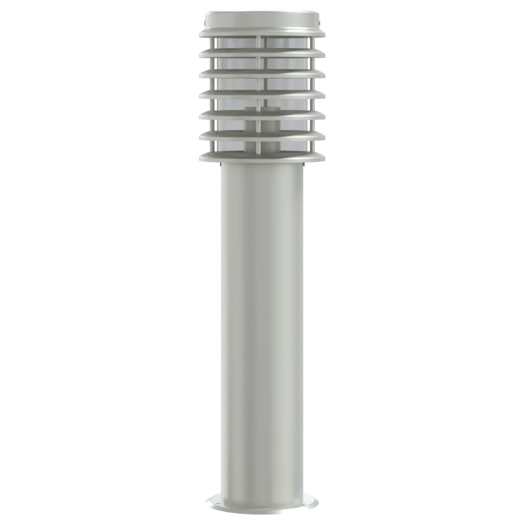 vidaXL Outdoor Floor Lamps 3pcs Silver 60 cm Stainless Steel