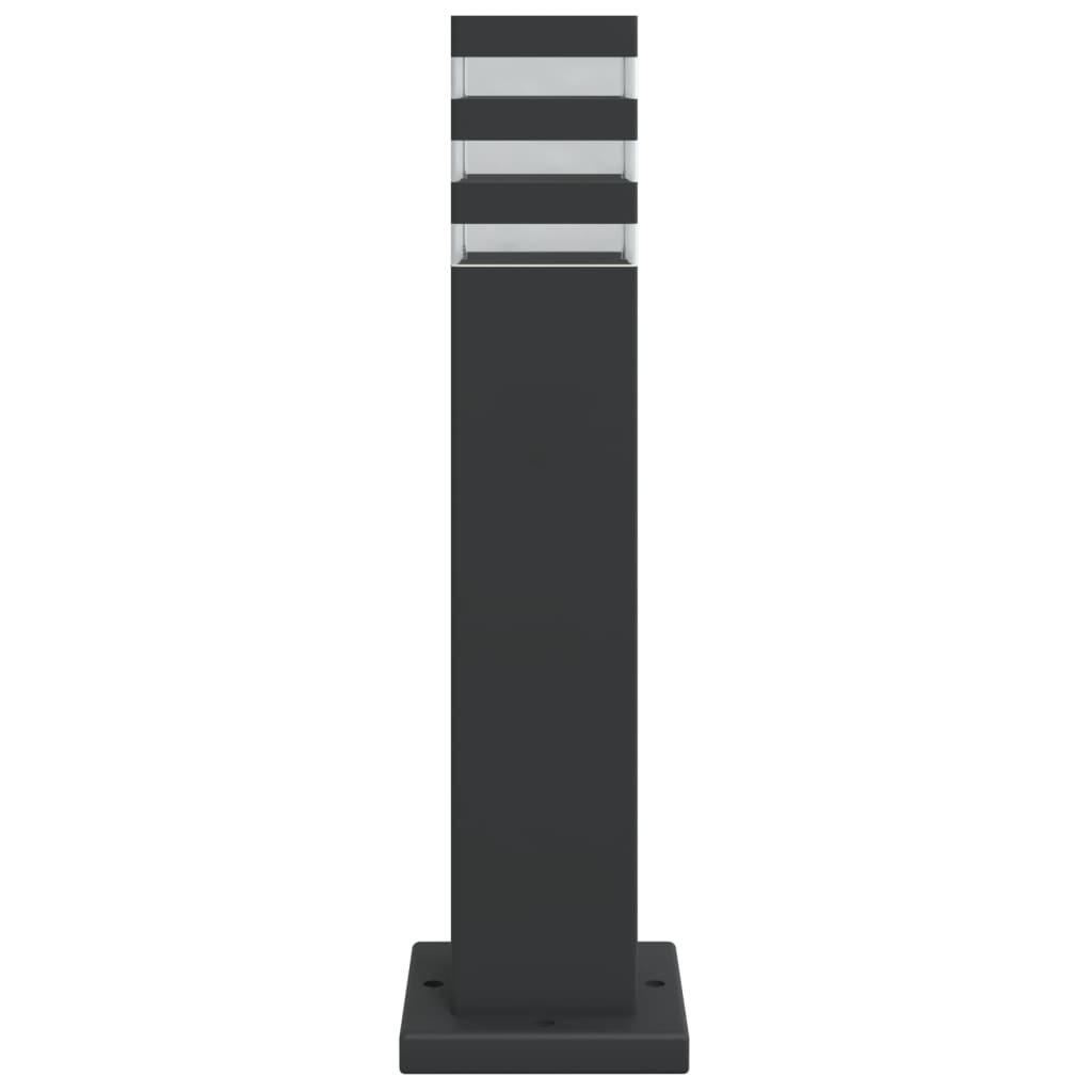 vidaXL Outdoor Floor Lamps 3pcs Black 50 cm Aluminium