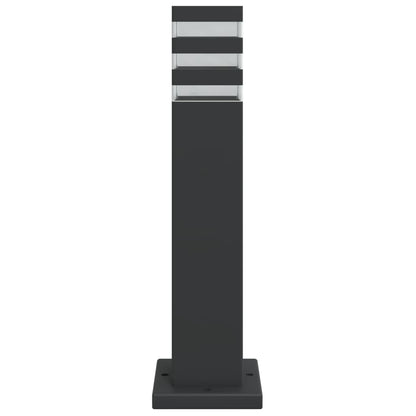 vidaXL Outdoor Floor Lamps 3pcs Black 50 cm Aluminium