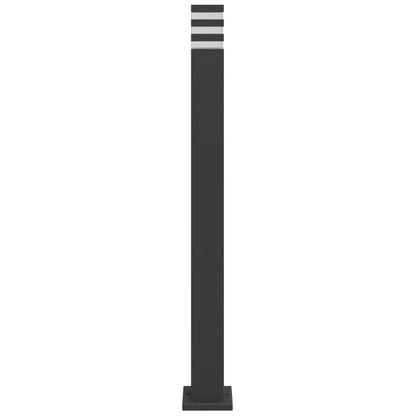 vidaXL Outdoor Floor Lamps 3pcs Black 110 cm Aluminium