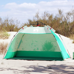 vidaXL Beach Tent 2-Person Sea Green Quick Release Waterproof