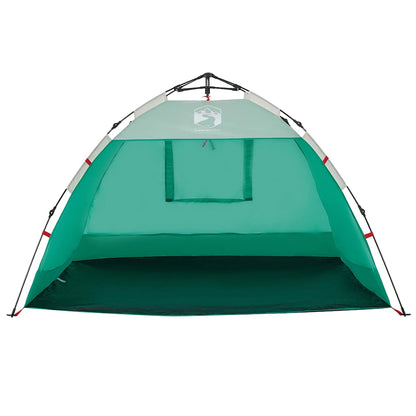 vidaXL Beach Tent 2-Person Sea Green Quick Release Waterproof