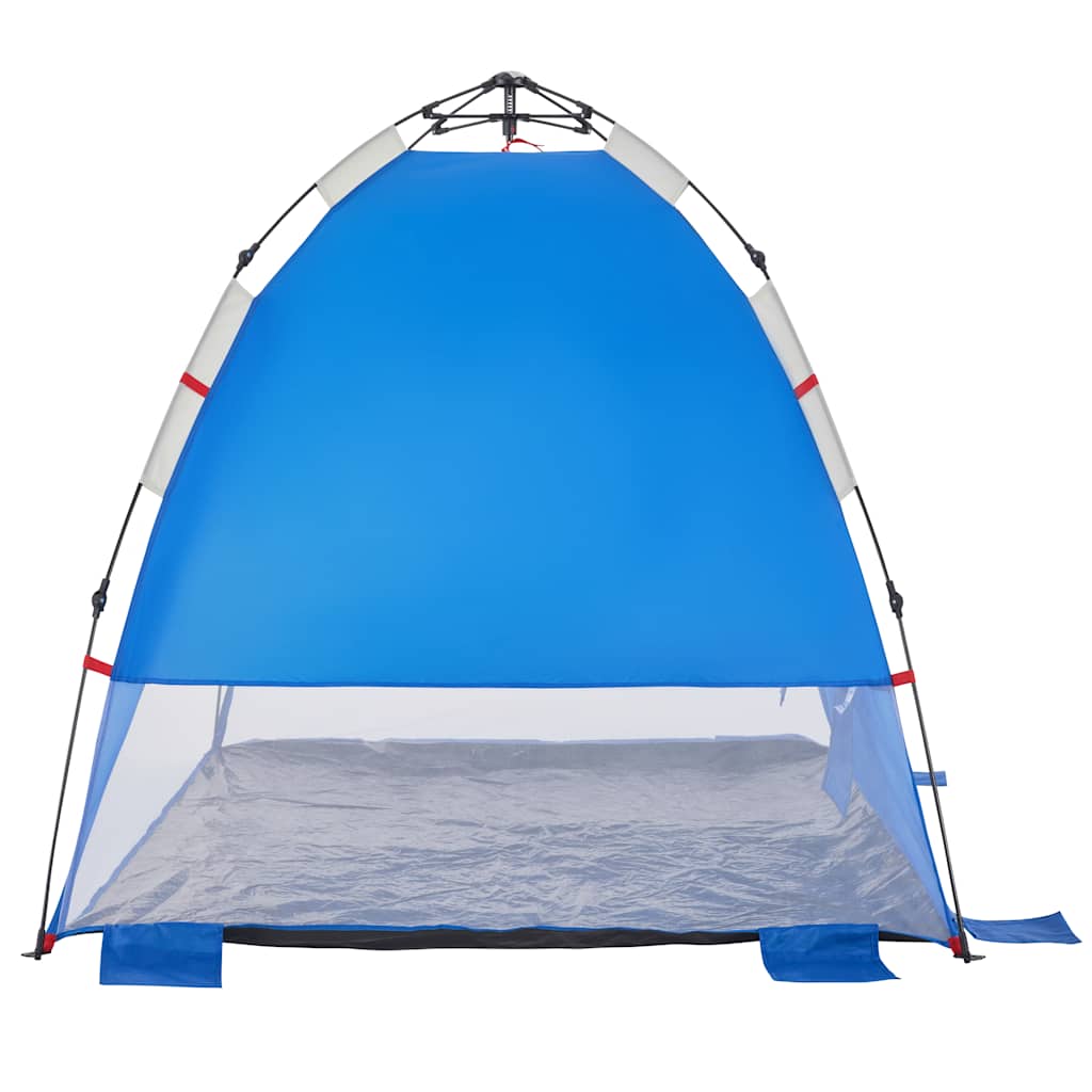 vidaXL Beach Tent 2-Person Azure Blue Quick Release Waterproof