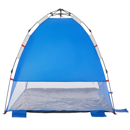 vidaXL Beach Tent 2-Person Azure Blue Quick Release Waterproof