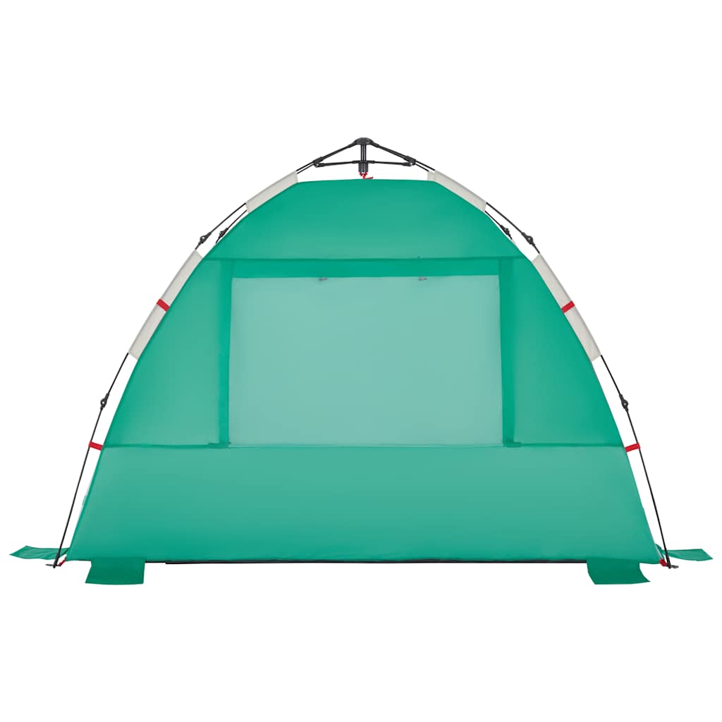 vidaXL Beach Tent 2-Person Sea Green Quick Release Waterproof