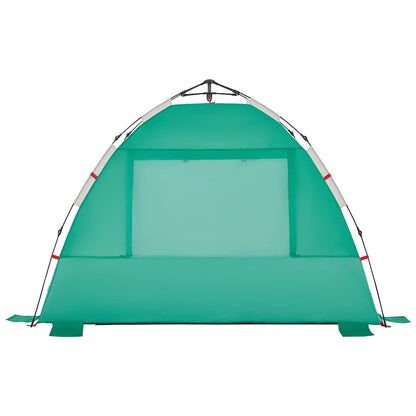 vidaXL Beach Tent 2-Person Sea Green Quick Release Waterproof