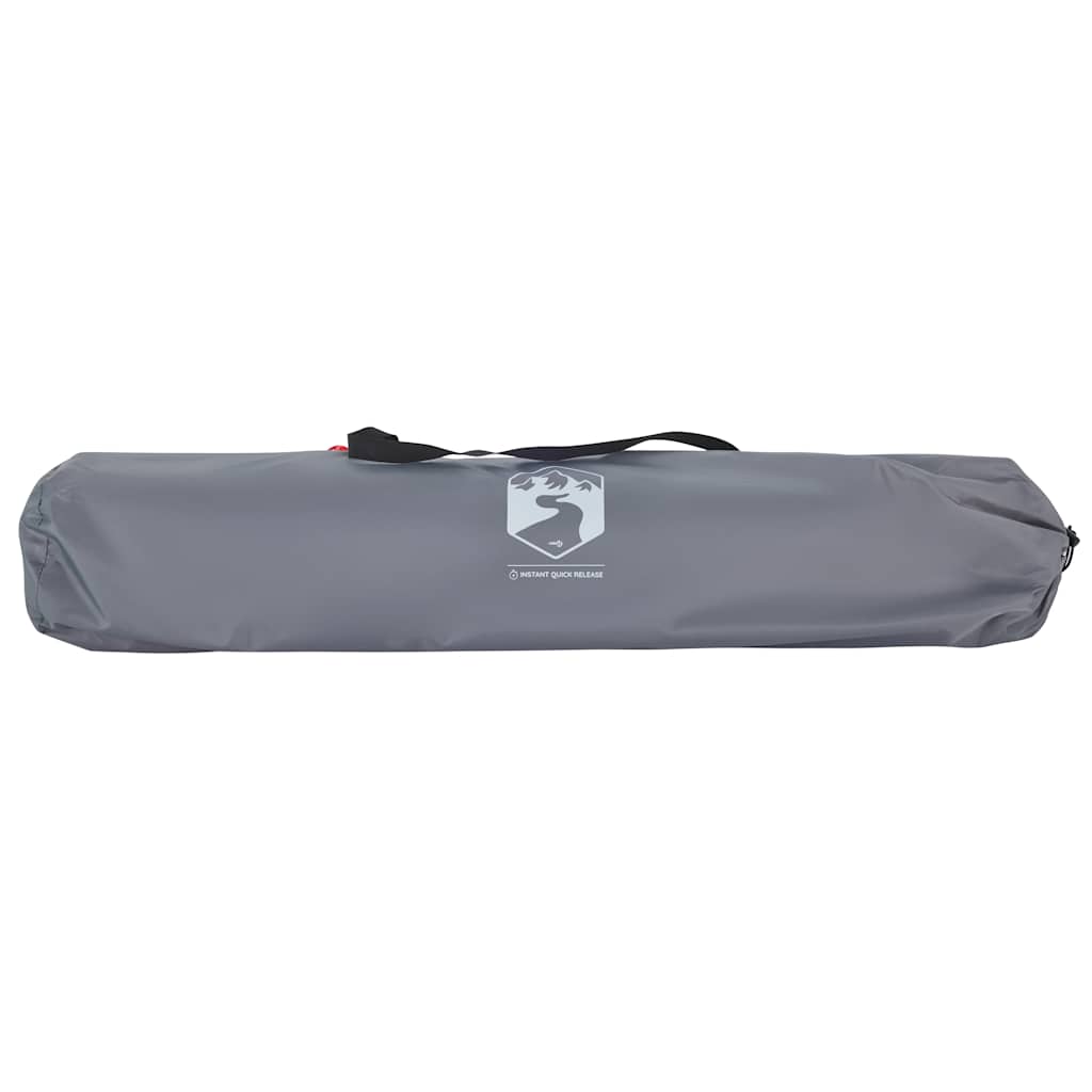 vidaXL Beach Tent 2-Person Grey Quick Release Waterproof