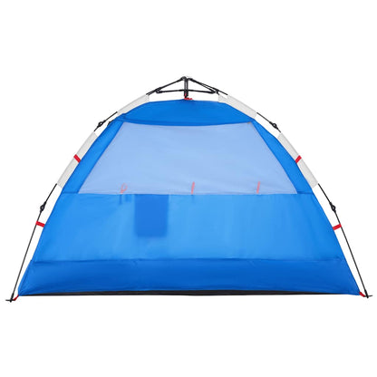 vidaXL Beach Tent 2-Person Azure Blue Quick Release Waterproof