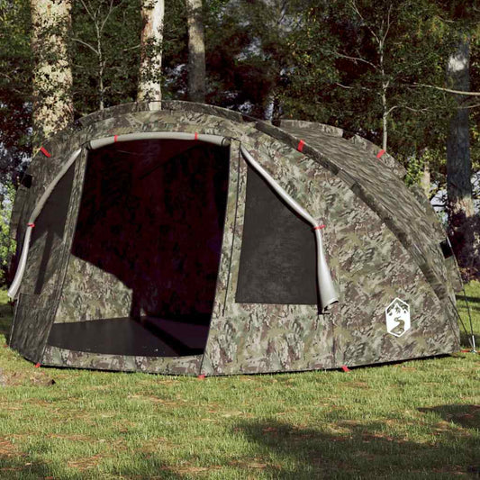 vidaXL Fishing Tent 2-Person Camouflage Waterproof