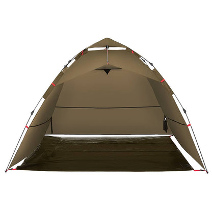 vidaXL Fishing Tent 4-Person Olive Green Quick Release