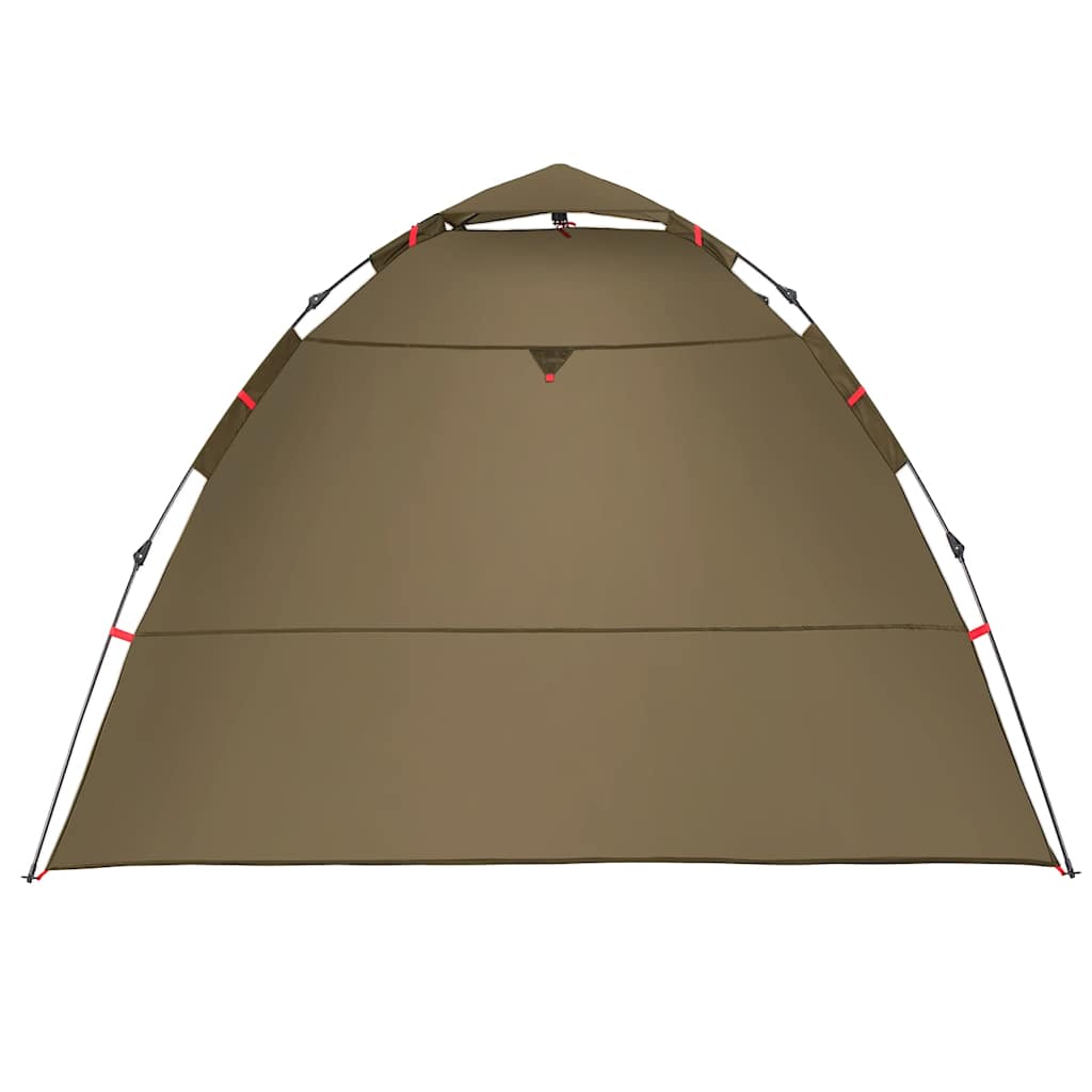 vidaXL Fishing Tent 4-Person Olive Green Quick Release