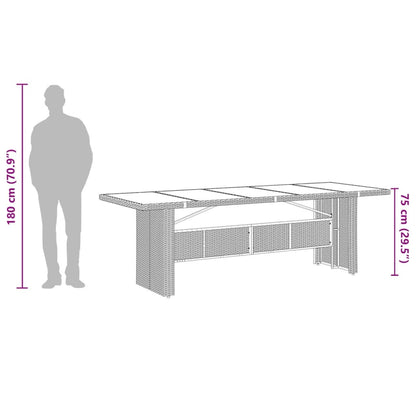 vidaXL Garden Dining Set | Grey, Dark Grey
